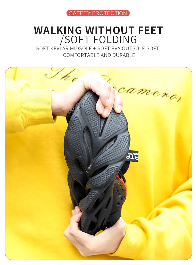 Men Safety Footwear Indestructible Shoes Sneakers Steel Toe Protective Boots Anti-smash Anti-puncture Work Safety Anti-slip Shoe