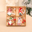 Gnomos De Natal Pingente De Madeira, Árvore De Natal Pendurado Ornamentos, Decorações De Natal Para Casa, Presente De Ano Novo, 2022, 9 Pcs, 12 Pcs