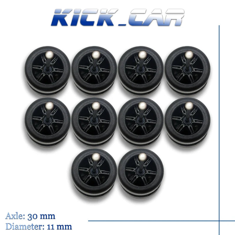 1/64 Wheels Tires Navy Blue set for VDiecast Model Cars Collection Toy for Hot Wheels Hobby Modified Parts 5 set/pack