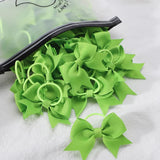 Bandas elásticas para el cabello para niñas, cinta de grosgrain, coletas, lazos, corbatas, soportes, accesorios, bebés, 10 piezas por lote 