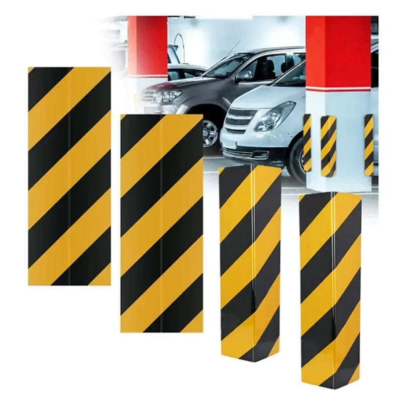 4PCS Garage Wall Protector Foam Edge Corner Bumper Wall Corner Guard Cars Anti-collision Sticker Garage Columns Anti Scratch