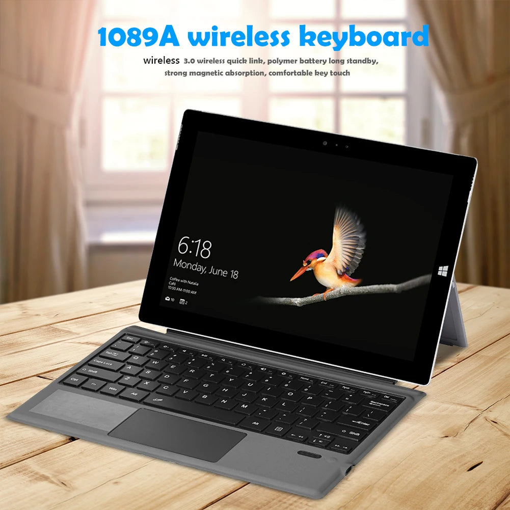 Teclado inalámbrico compatible con Bluetooth para tableta Surface Pro 3/4/5/6/7, portátil, universal, regalo de cumpleaños para novio.