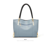 FOXER Genuine Leather Lady's Handbag Elegant Luxury Design Women Shoulder Bag Large Capacity Tote Bag Best Gift for Mom, Wife