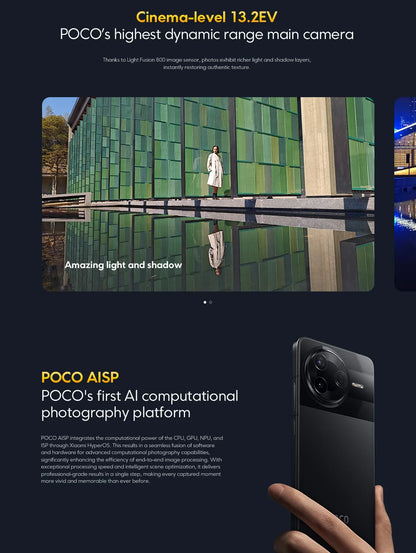 Global Version POCO F7 Pro Snapdragon 8 Gen 3 Smartphone 6.67'' 120Hz Display 50MP Camera 6000mAh Battery 90W IP68 Cellphone