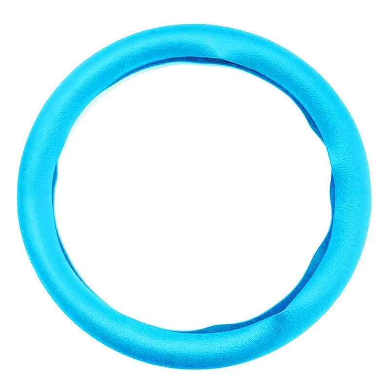 Car Silicone Steering Wheel Cover Men's And Women's Summer Fashion Sweat Wicking Non-slip All-season Model Thin And Soft