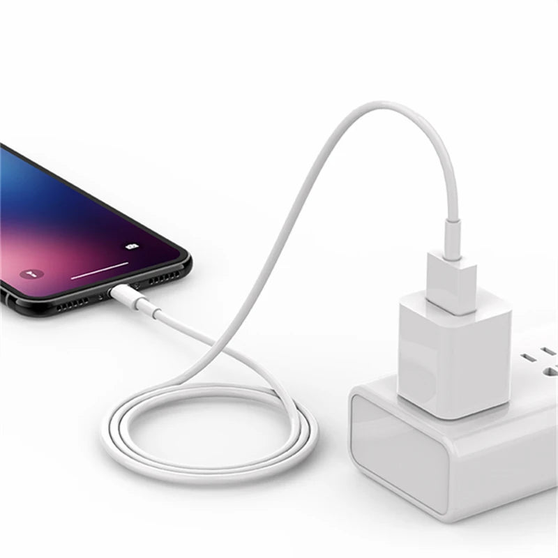 30W PD Fast Charging USB Cable For iPhone 11 12 13 Pro XS Max 7 8 14 Plus X XR SE Rapid Charge USB C Charger Data Line 1m 2m 3m