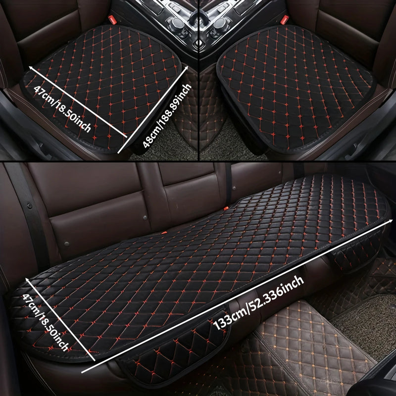 3Pcs Car Seat Cover Universal Car Seat Cushion Breathable Comfort Car Seat Protector Pad Car Interior Accessories