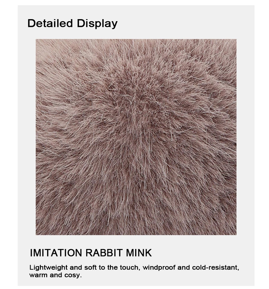 Maikun's New Thermal Earmuffs All-Match Autumn&Winter Cycling Thickened Ear Bags Imitation Rabbit Marten Ear Muffs