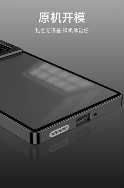 Magnetic Metal Frame Case for Nubia Z60 Ultra Metal Acrylic Back Cover Shockproof Ultra thin Funda Coque for Nubia Z60 Ultra