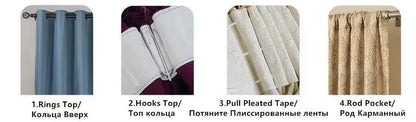 French Chenille Cream White Velvet Curtain Modern Simple Blackout Curtains for Living Dining room Bedroom Tulle Customization