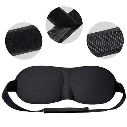 Comfortable Lightweight Eye Cover Soft 3D Contoured Sleeping Mask Breathable Eye Shade for Men and Women Night Travel Rest Aid