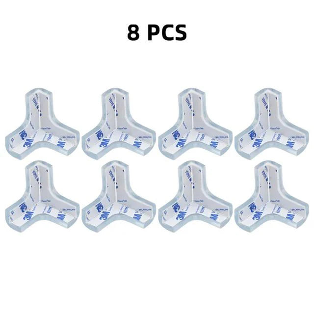 4pcs/8pcs/12pcs Kids Baby Safety Silicone Protector Table Corner Edge Guard Child Anti-collision Edge Protector 