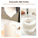 BioloMix Upgraded 5-in-1 LED Touch Screen Milk Frother for Lattes, Hot And Cold Foam Maker