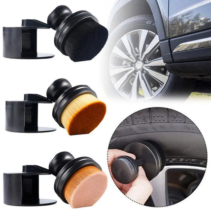 General auto Tire Slit Dust Brush High density microfiber portable car wash care applicator Styling automotive interior brush