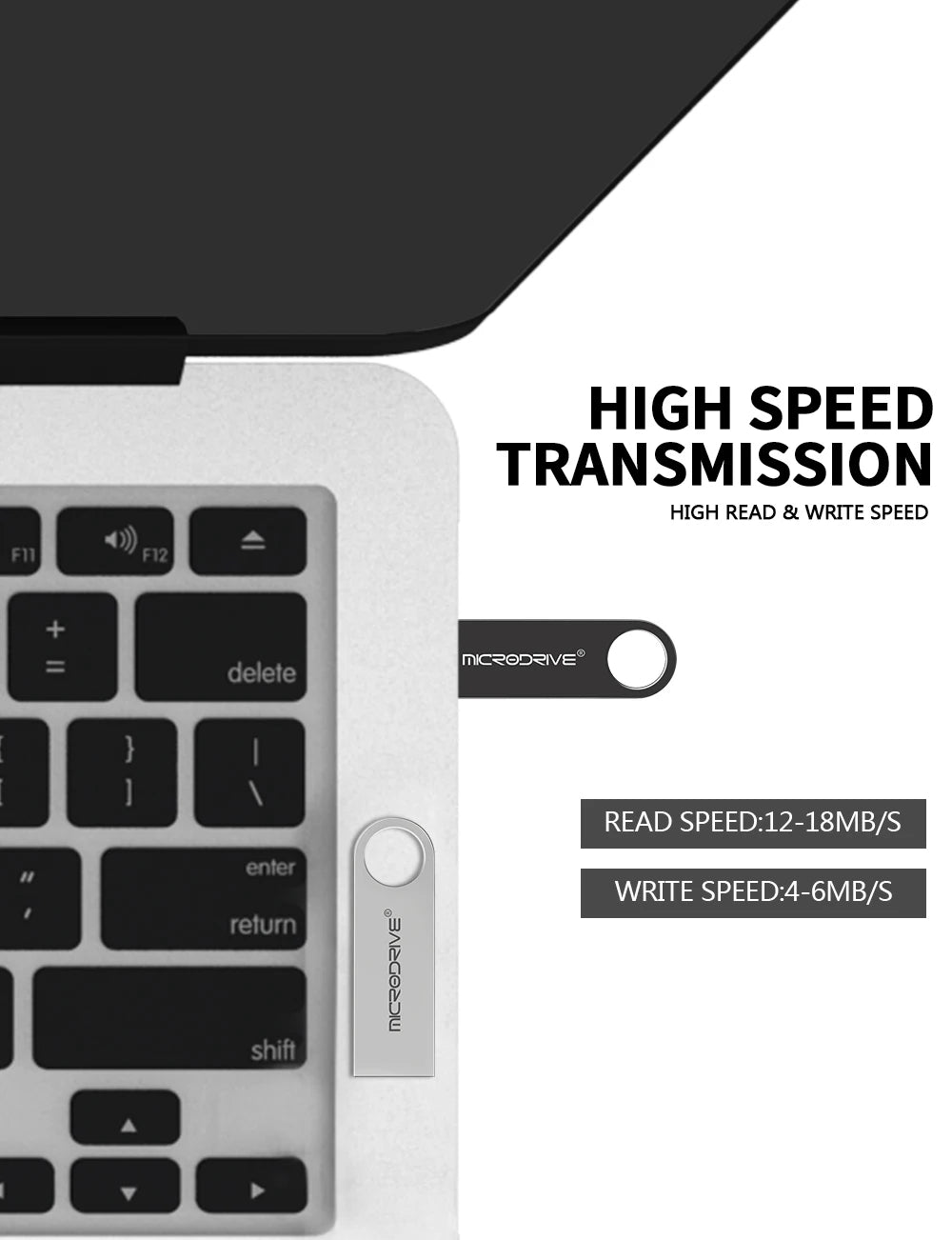 Waterproof USB Flash Drive, Pen Drive, 4GB, 8GB, 16GB, 32GB, 64GB, Metal Pendrive, Card Memory Stick Drives, U Disk with Key Ring