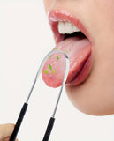 1PCS Stainless Steel Tongue Scraper Oral Tongue Cleaner Brush Tongue Toothbrush Oral Hygiene High Quality Tounge Scraper