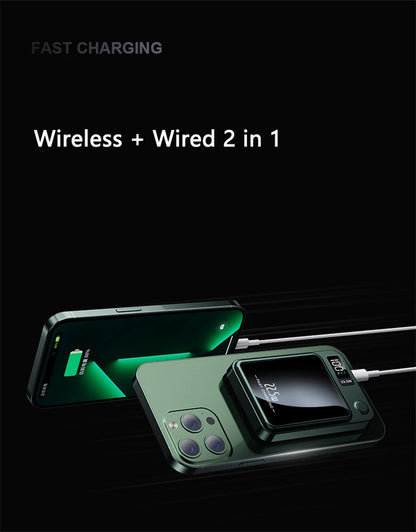 PD22.5W Fast Charging Power Bank 20000mAh 15W Magsafe Wireless Charger for iPhone 15 14 13 12 11 Samsung Huawei Xiaomi Powerbank
