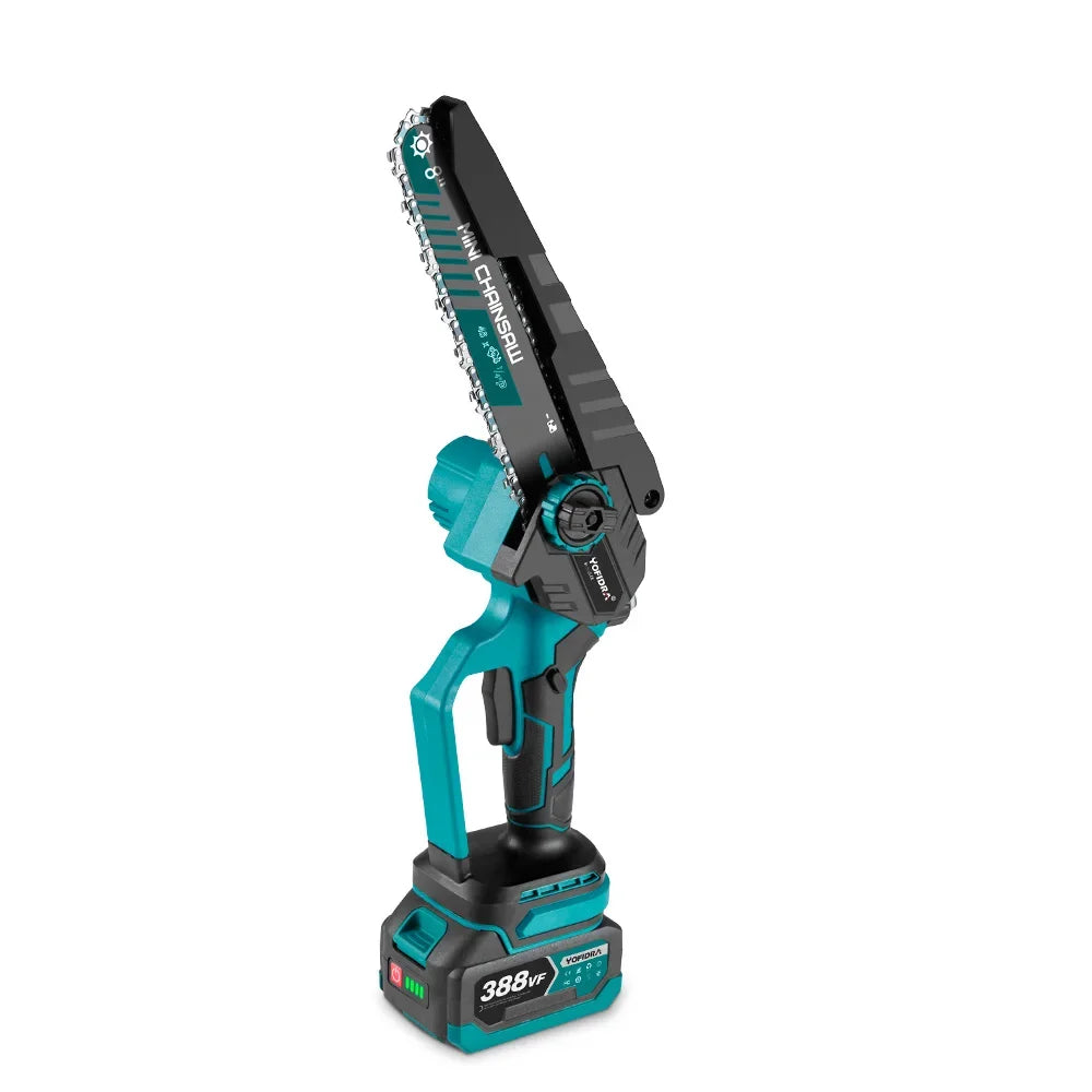 YOFIDRA Brushless 8 inch Electric Pruning Saw Cordless Chainsaw Rechargeable Woodworking Saw Power Tool For Makita 18V Battery
