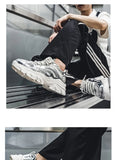 Men's Casual Shoes Sneakers for Men Trendy All-match Man Sports Shoe Hard-wearing Easy To Clean EAEOVNI Main Push Male Sneaker