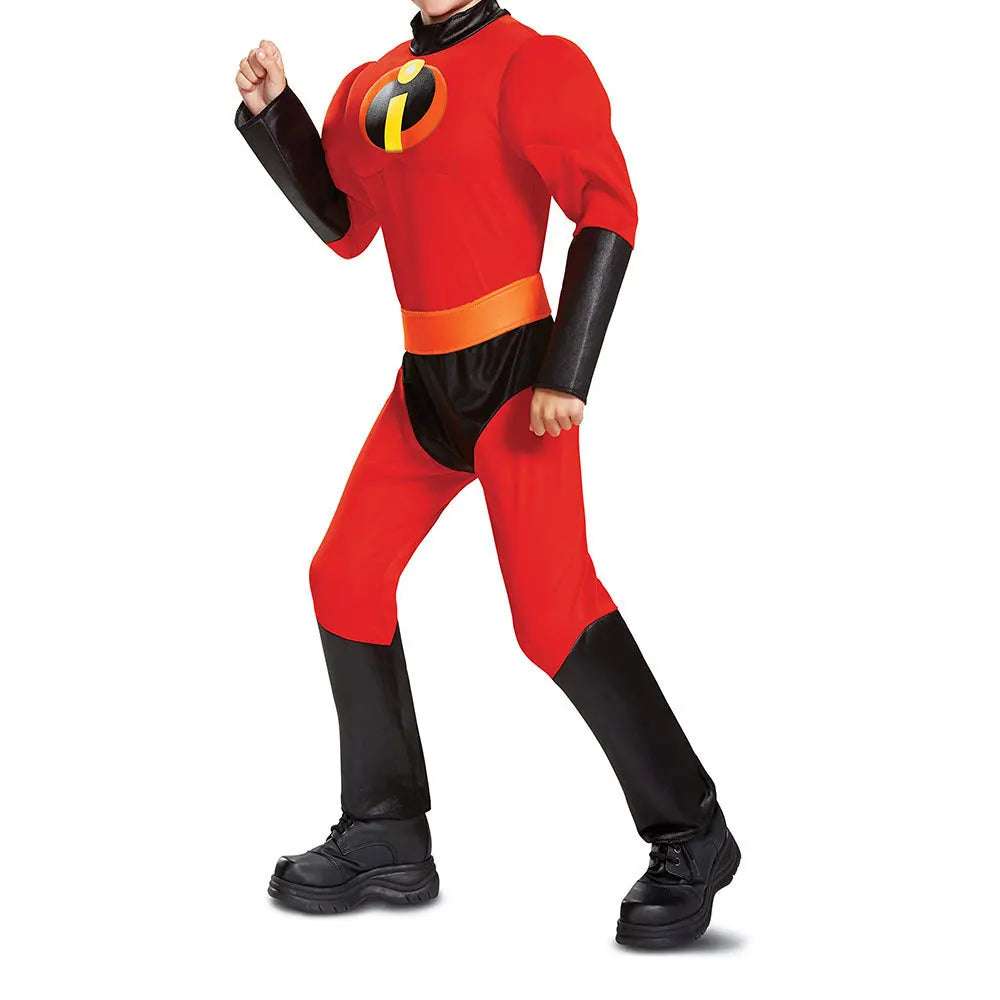 Mr Mrs Incredibles Cosplay Elastigirl Hulk Spider Family Adult Suit Jumpsuit Bodysuit Halloween Costumes Jumpsuit