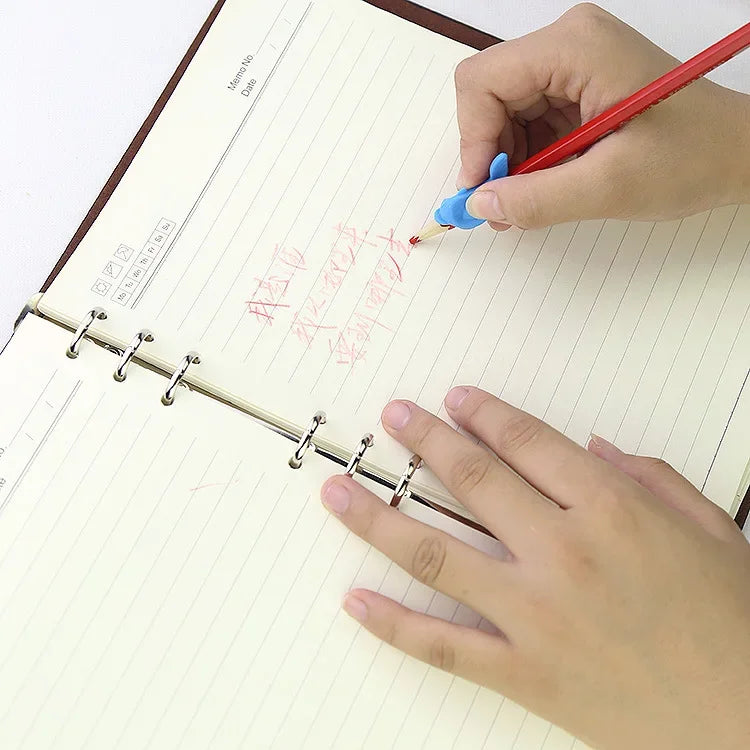 Lote de 10 portalápices de silicona para niños, herramienta de aprendizaje de escritura para bebés, dispositivo de corrección, agarre de lápiz de pez, ayuda para escribir, papelería