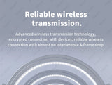 Dual Mode Wireless Computer Mice 1600 DPI Rechargeable Ergonomic Bluetooth Mouse For Laptop/Notebook/iPad/Tablet/Mac/Chromebook