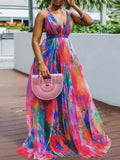 Vestido longo halterneck feminino, vestidos de noite sexy, bainha de malha, roupas em tamanhos grandes, elegante e bonito, 2XL, 3XL, 4XL, 5XL, verão