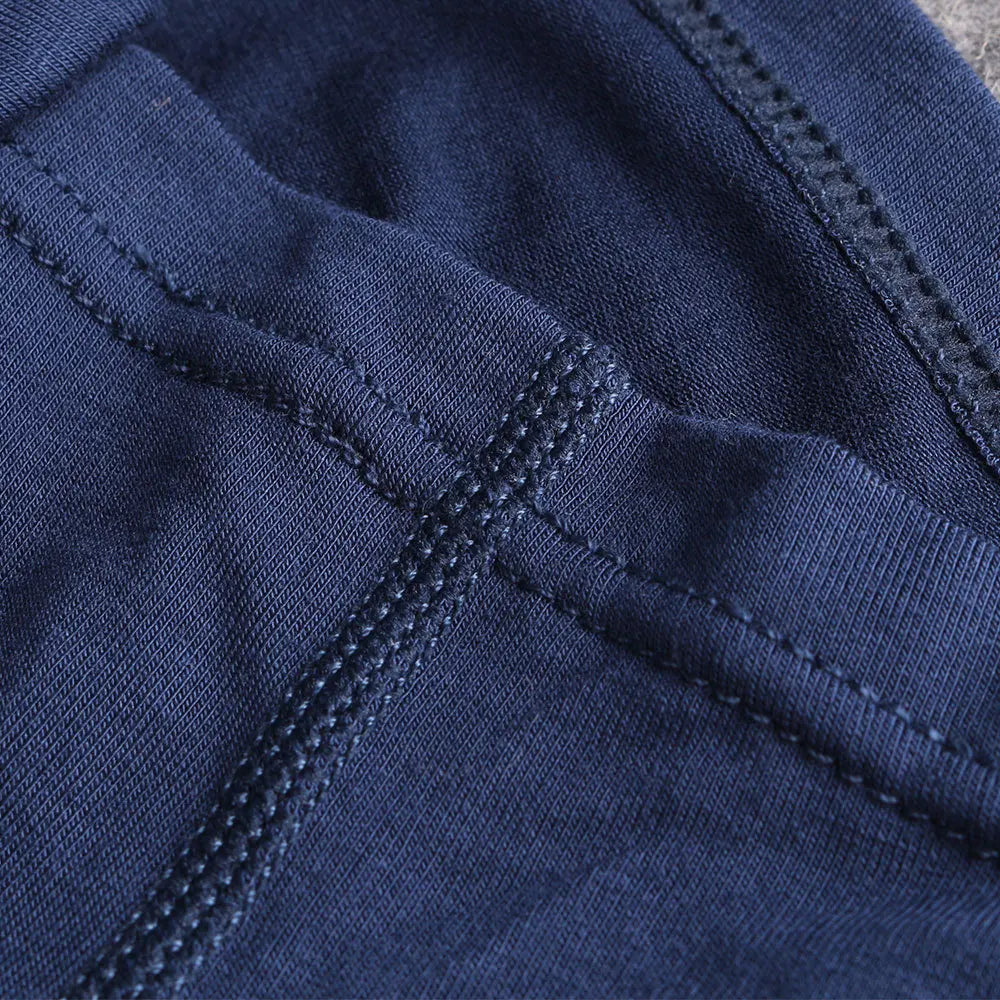 Calzoncillos tipo bóxer para hombre, ropa interior Modal, bragas de seda de hielo sólidas para hombre, bolsa transpirable, calzoncillos de pierna largo medio, Cueca Calzoncillo