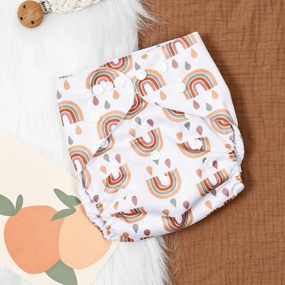1pcs Baby Diapering Waterproof Reusable Adjustable Eco-Friendly 100% Polyester Baby Cloth Diapers