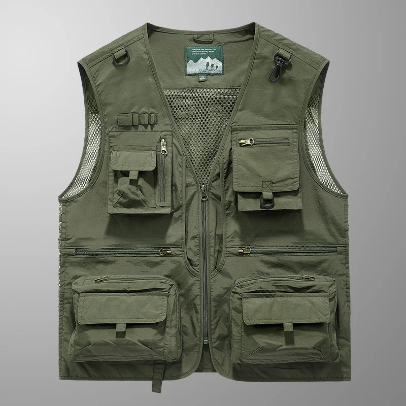 Artículos versátiles nuevos de primavera, otoño y verano 2024 en existencia, chalecos de moda y tendencia, ropa para hombre Jeep, compras y