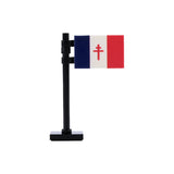 MOC City Street View National Flag Series WW2 Accessories Building Blocks Franch Italy Military Army War DIY Kid Bricks Toy Gift