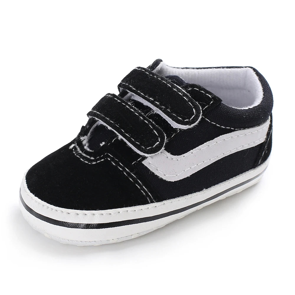 Newborn Baby Canvas Shoes Anti-slip Soft Baby Boy Girl Sneakers Casual Multi-Color Toddler First Walkers Crib Shoes