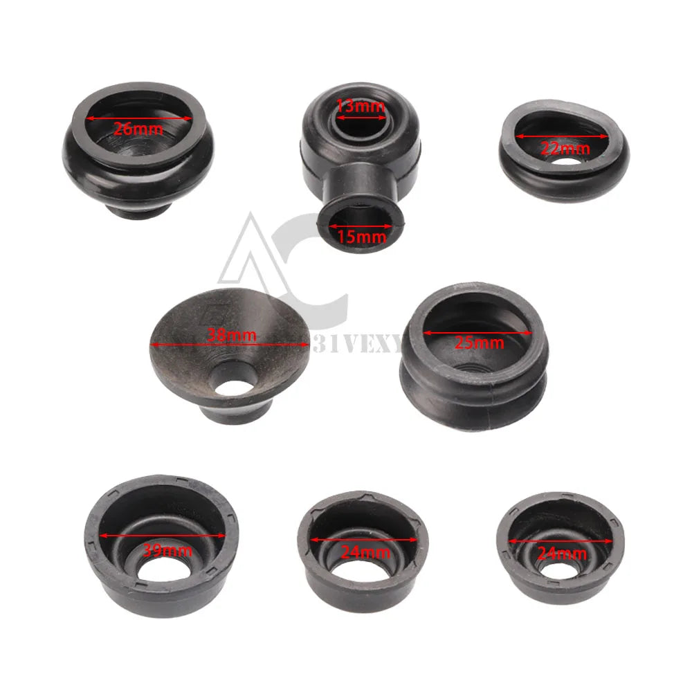 4pcs Universal Ball Joint Turn Rods Rubber Boot Dust Cover Replacement Control Arm Protector Car Suspension Steering Accessories