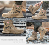 Sneakers  Indestructible Shoes Work Safety Shoes With Steel Toe Cap Puncture-Proof Male Security Protective Shoes Tactical Boots