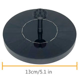 Mini Solar Water Fountain Pool Pond Waterfall Fountain Garden Decoration Outdoor Bird Bath Solar Powered Fountain Floating Water