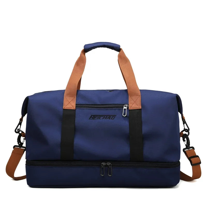 Bolsa de gimnasio de viaje, equipaje de corta distancia, bolsas de fitness portátiles, bandolera, bolso de pecho, bolso de mano, bolso de mano, bolso de fin de semana