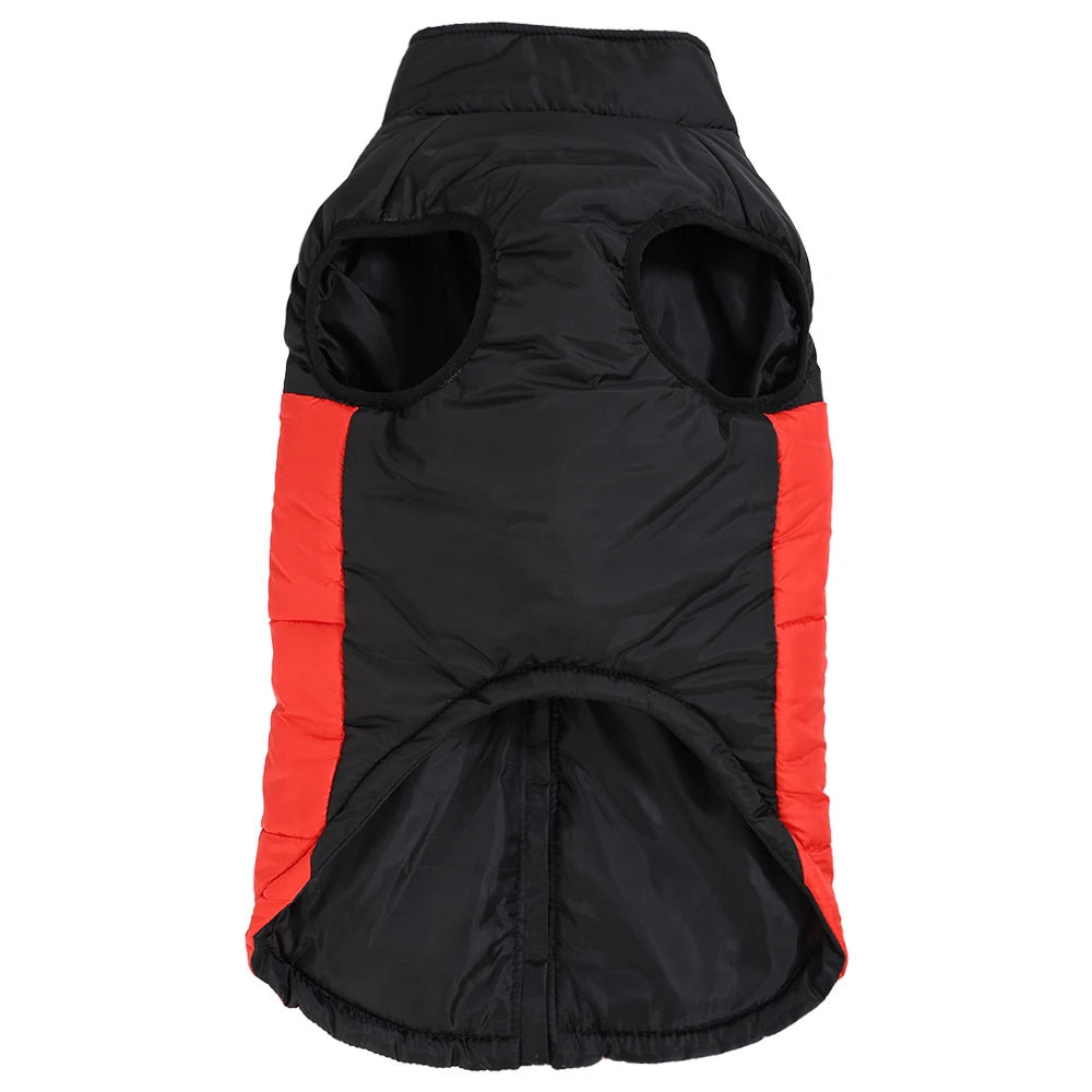 Warm Pet Clothing Winter Reflective Dog Costume Soft Windproof Zipper Jacket Coat With D-ring For Small Dog Chihuahua Labrador