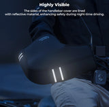KEMITOUR Motorcycle Handlebar Gloves Scooter Hand Bar Winter Gloves Windproof Waterproof Washable For ATV Snowmobile