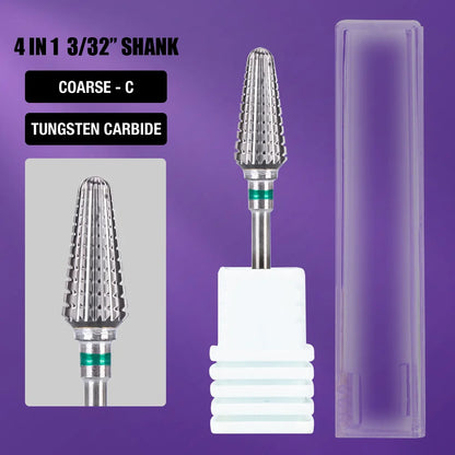 1pc Nail Drill Bit Rotate Burr Milling Nail Cutter Bits Electric Drill Machine For Manicure Pedicure Tools