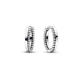 2024 New 925 Silver Plated Double Hoop Earrings For Women Butterfly Sun Moon Heart DIY Accessories 