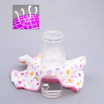 12pcs /Lot Baby Girls Briefs Cartoon Underwears Children Panties Short Underpants For 1-12 Years
