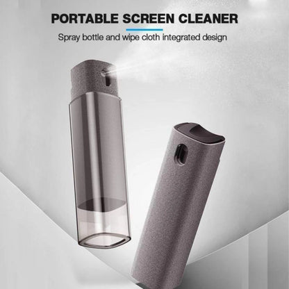 Microfiber Cloth Screen Cleaner Touchscreen Mist Cleaner All in One Spray Bottle Wipe Cleaner Fingerprint-Proof Cleaning Tool