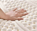 Natural Latex Mattress Topper Natural Rubber Mattress Home Dormitory Soft Cushion Mat Queen Size Medium Firmness Bed Pad Durable