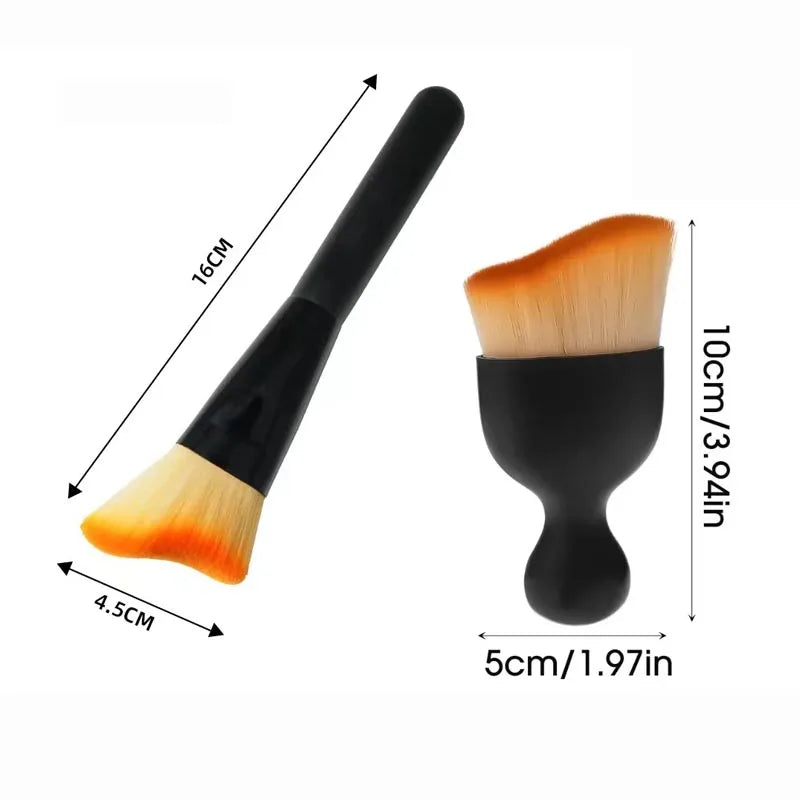 Escova de Limpeza Multifuncional 2pcs para Carro Interior Ar Condicionado Saída Fenda Remoção de Poeira Escovas Escritório Casa Limpeza Escova Ferramentas