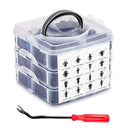 Mixed Size Car Plastic Retainer Clips Automobile Fender Push Pin Rivet Door Trim Panel Retainer Automobile BumperFasteners Tool