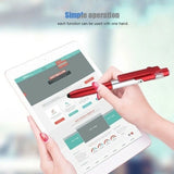 Newest 4-In-1 Multifunction Ballpoint Pen LED Light Fold Phone Holder Night Read Writing Pencil Office School Student Stationery