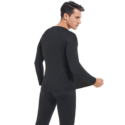 Thermal Underwear for Men Long Johns With Fleece Lined Set Set Cold Weather Winter Top Bottom