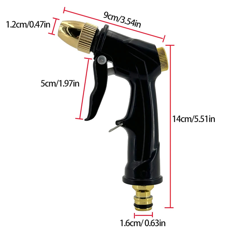 New High Pressure Washer Plastic Water Gun Garden Hose Nozzle Spray For Pressure Washer Car Wash Sprinkler Cleaning Tool Water Jet