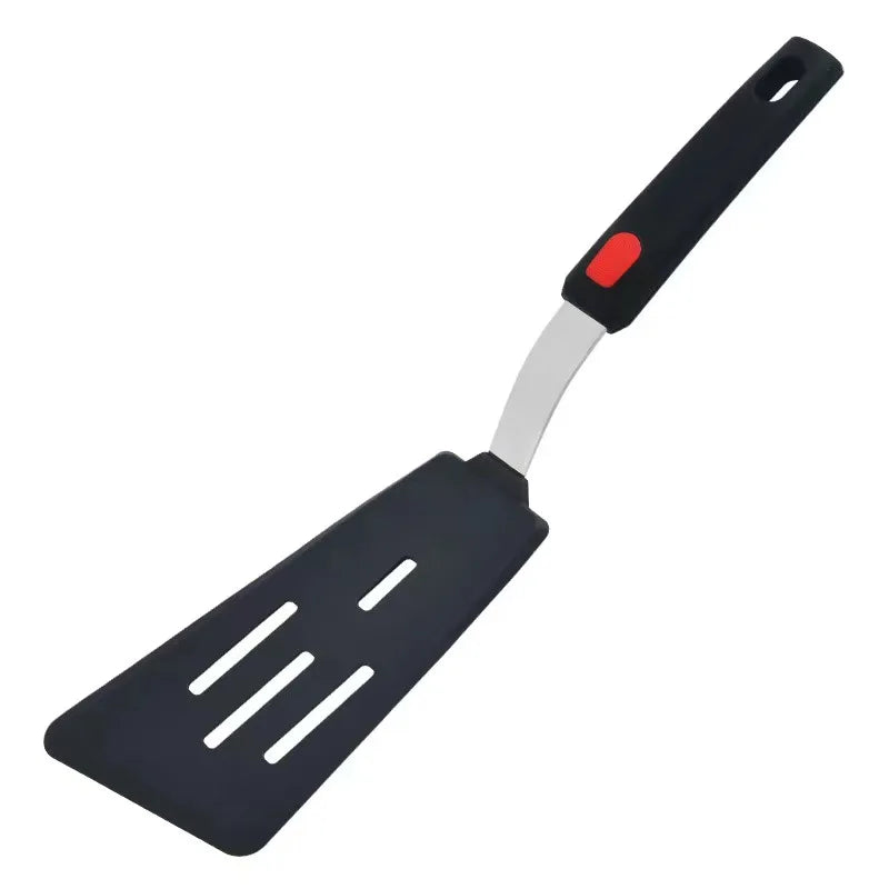 Silicone Spatula for Non Stick Pots High-temperature Resistant Household Stir Fry Spatula Spring Steel Kitchen Utensils