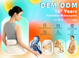 Cinturón de soporte lumbar ajustable para salud y bienestar, con percusión muscular, transpirable y protección lumbar, masajeador adelgazante con calor.
